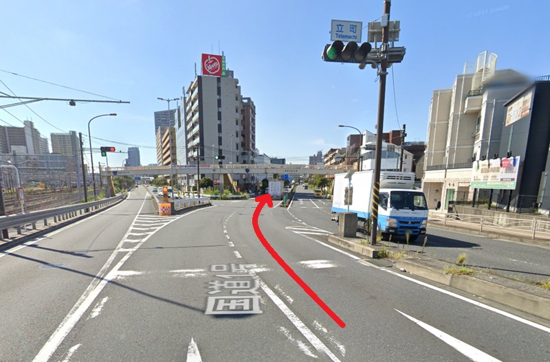 タカラスタンダード 横浜ショールームまでの車の経路