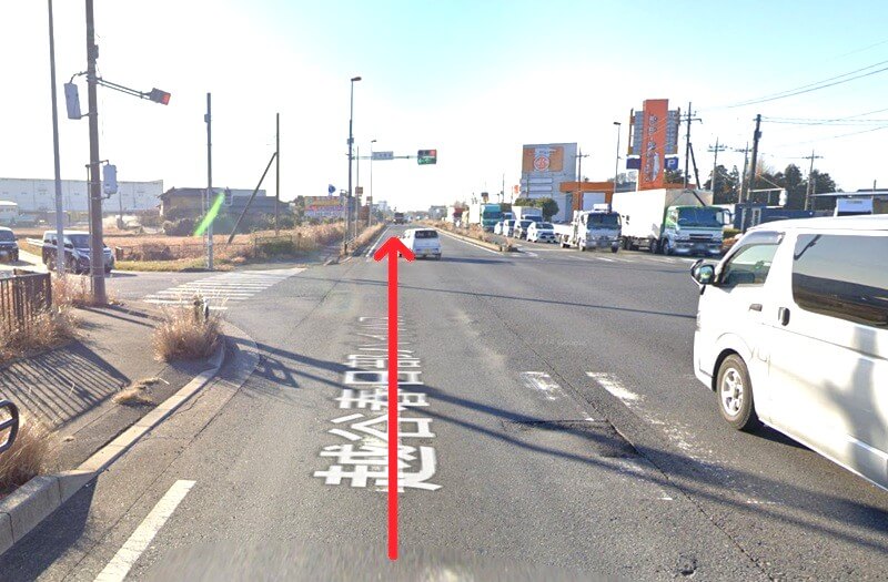 タカラスタンダード 春日部ショールームまでの車の経路