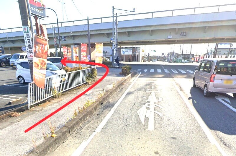 タカラスタンダード 熊谷ショールームまでの徒歩経路