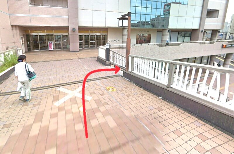 タカラスタンダード 草津ショールームまでの徒歩経路