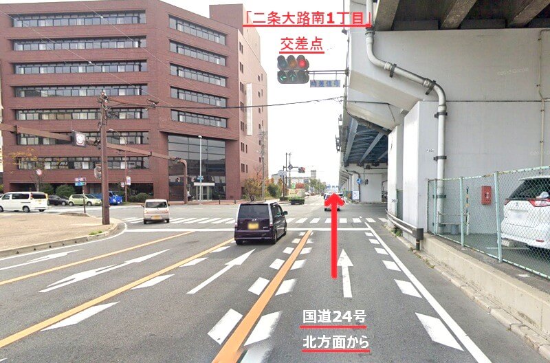 タカラスタンダード 平城京ショールーム（奈良市）までの車の経路