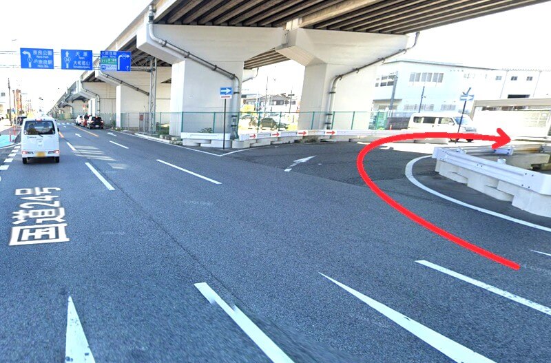 タカラスタンダード 平城京ショールーム（奈良市）までの車の経路