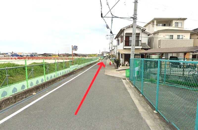 タカラスタンダード 平城京ショールーム（奈良市）までの徒歩経路