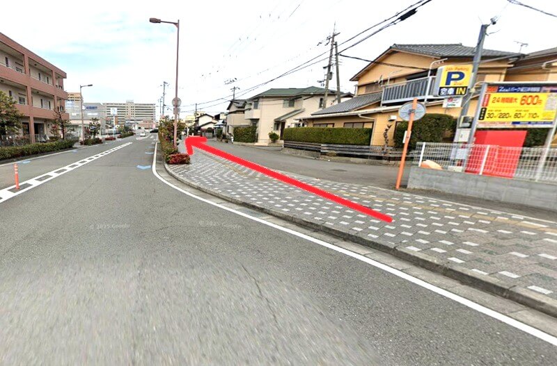 タカラスタンダード 和歌山ショールームまでの徒歩経路