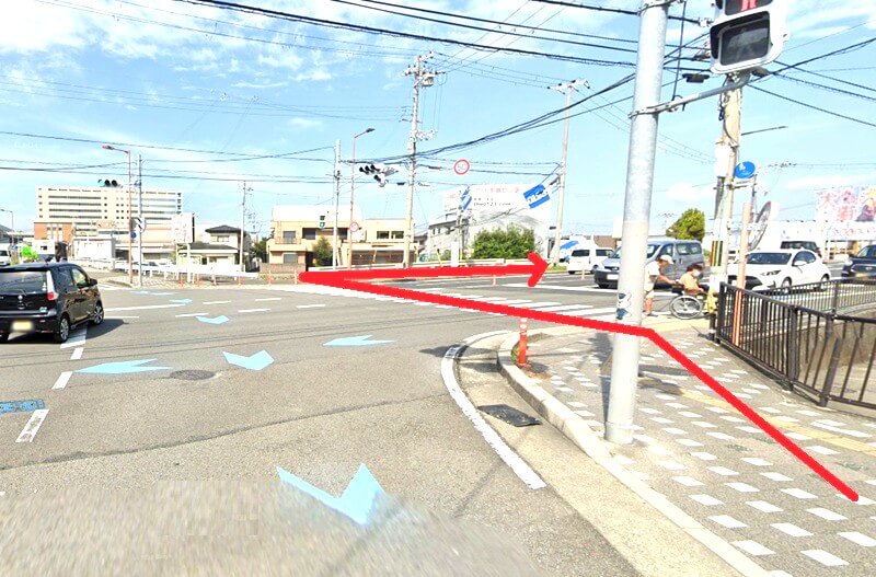 タカラスタンダード 和歌山ショールームまでの徒歩経路