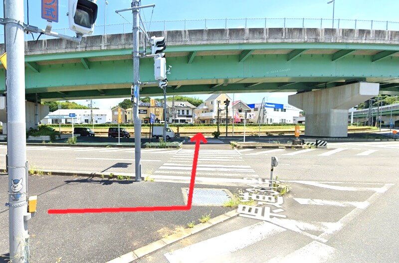 タカラスタンダード 紀南ショールームまでの徒歩経路