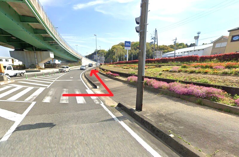 タカラスタンダード 紀南ショールームまでの徒歩経路
