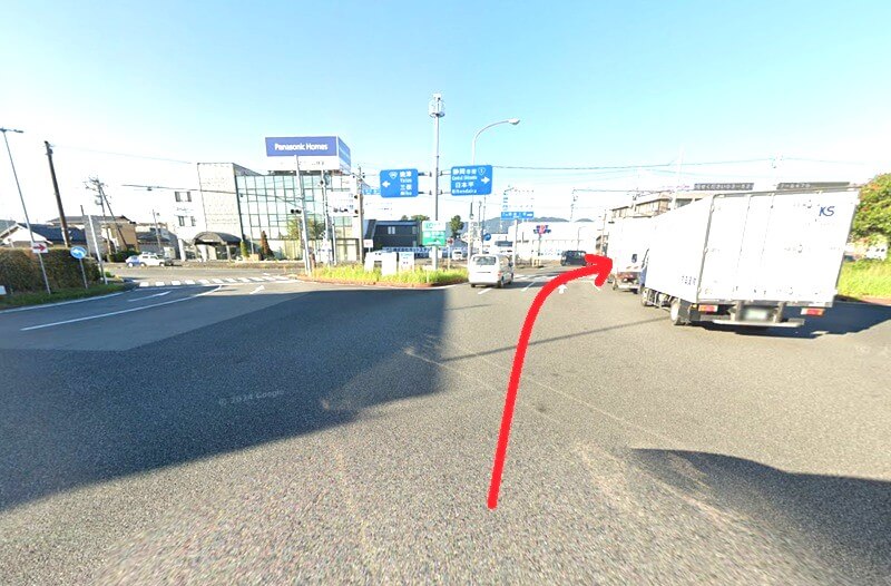 タカラスタンダード 静岡県のショールームまでの車の経路