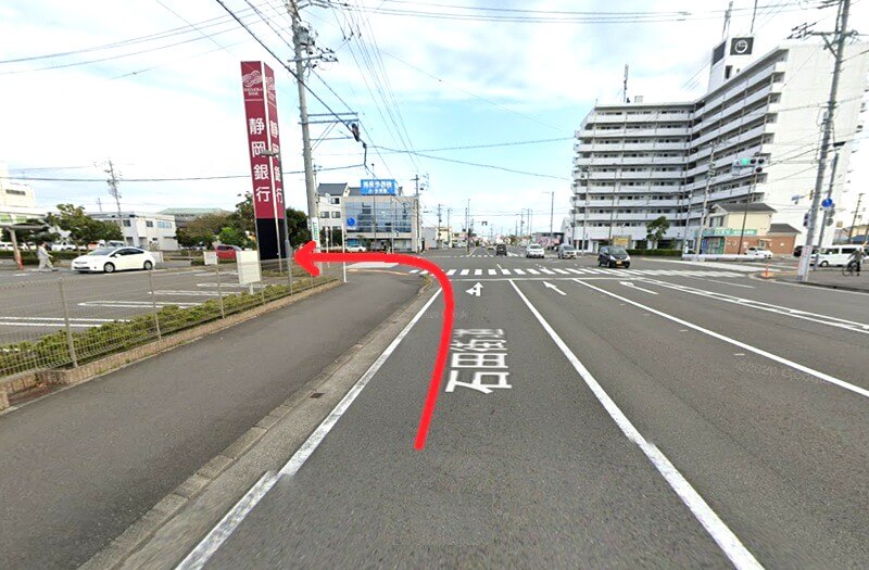タカラスタンダード 静岡県のショールームまでの車の経路