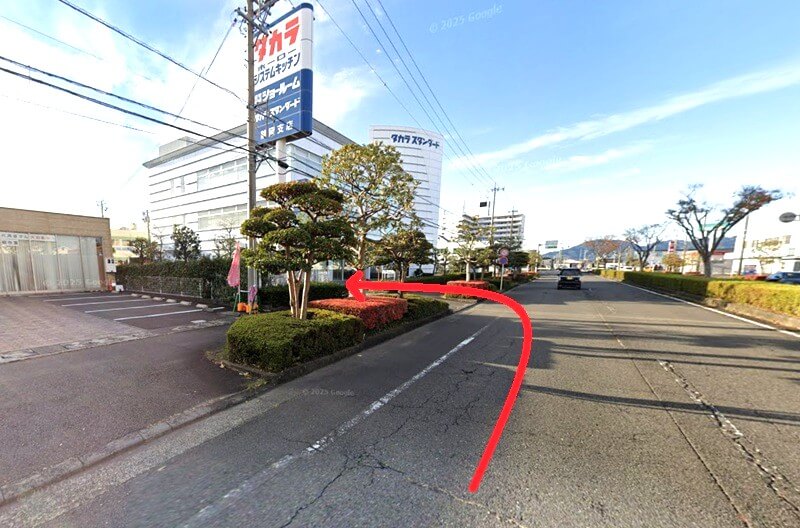 タカラスタンダード 静岡県のショールームまでの車の経路