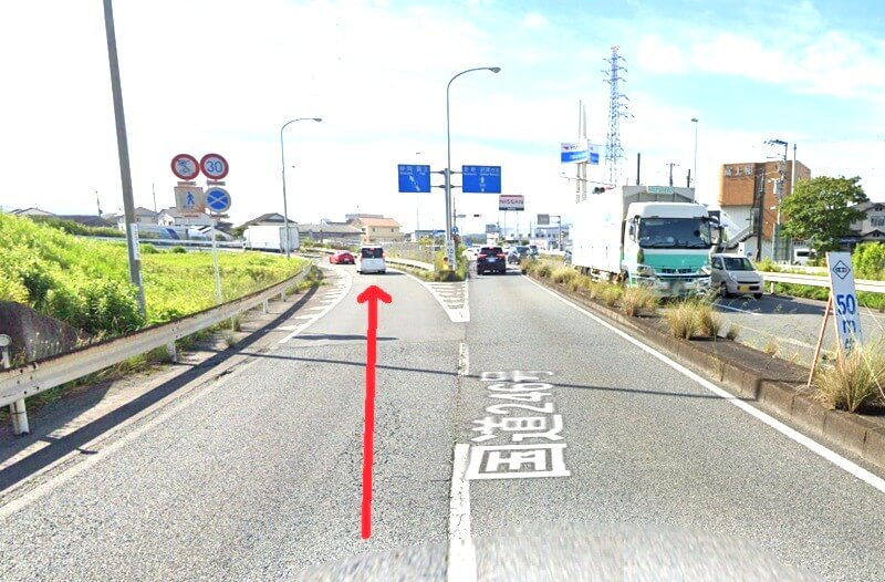 タカラスタンダード 沼津ショールームのまでの徒歩経路