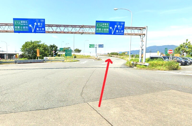 タカラスタンダード 富士ショールームまでの車の経路