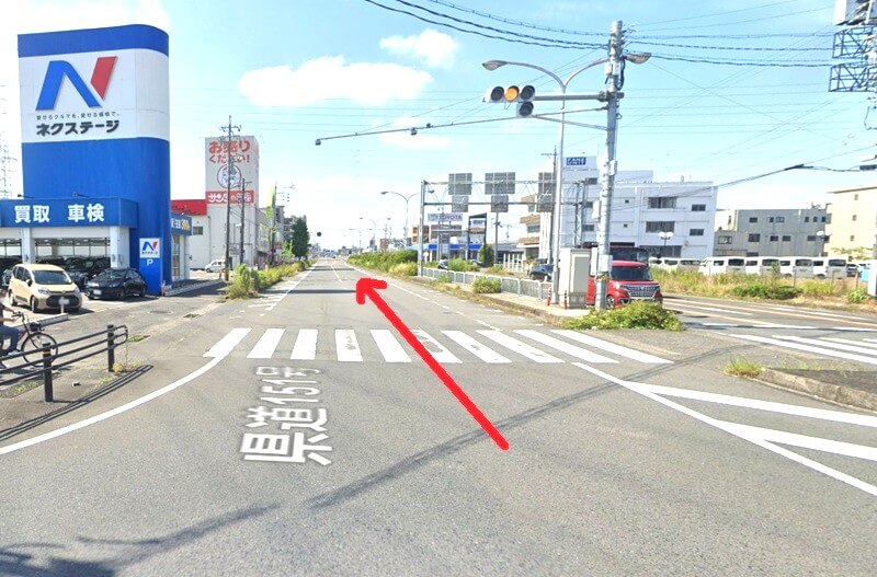 タカラスタンダード 岐阜ショールームまでの車の経路