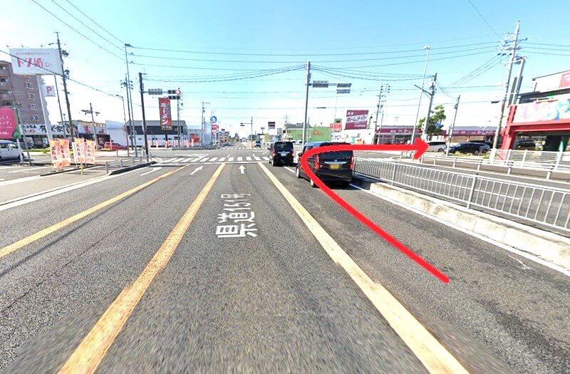 タカラスタンダード 岐阜ショールームまでの車の経路