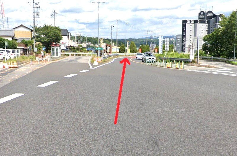 タカラスタンダード 多治見ショールームまでの徒歩経路