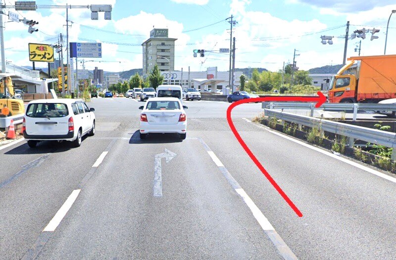 タカラスタンダード 多治見ショールームまでの徒歩経路