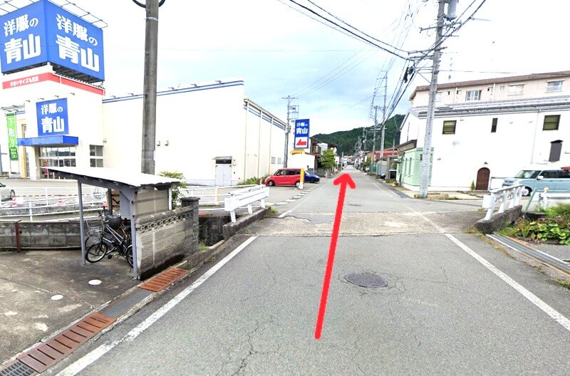 タカラスタンダード 高山ショールームまでの車の経路