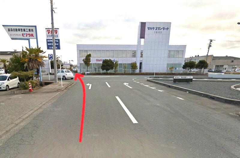 タカラスタンダード 津ショールームまでの車の経路