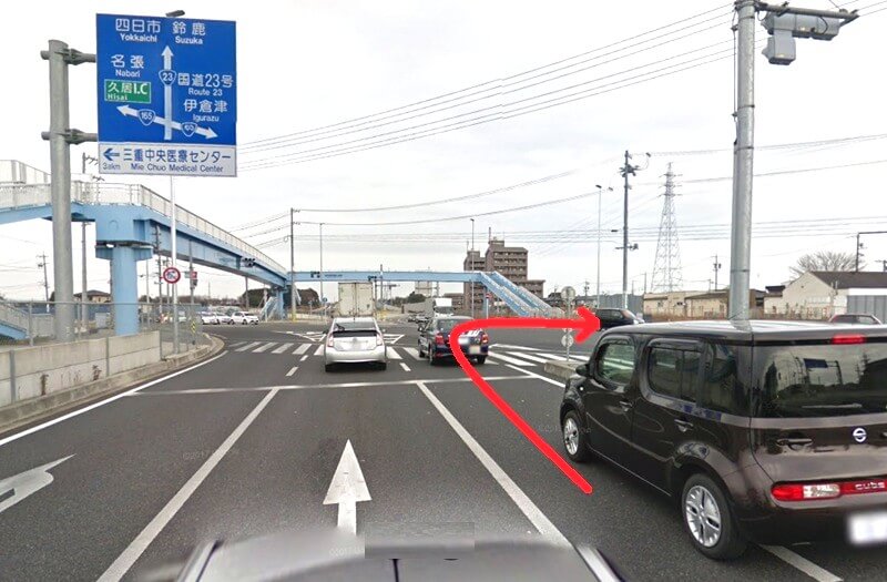 タカラスタンダード 津ショールームまでの車の経路