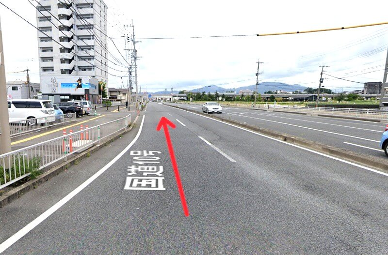 タカラスタンダード 大分ショールームまでの車の経路