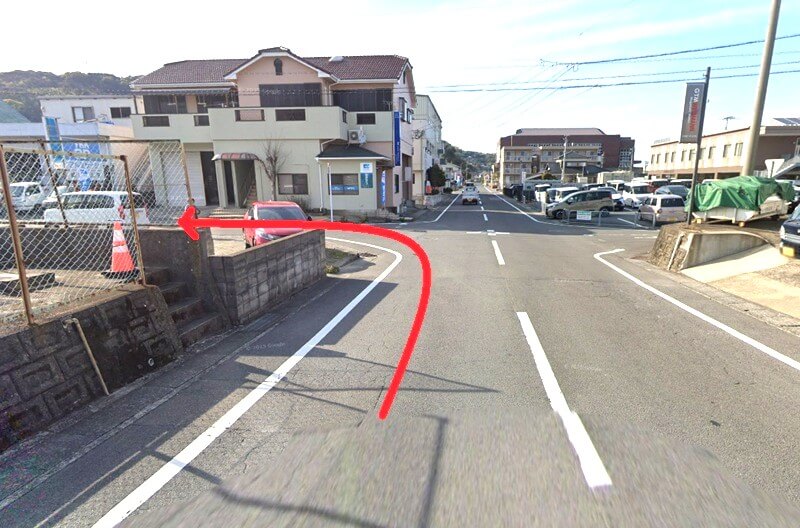 タカラスタンダード 長崎ショールームまでの車の経路