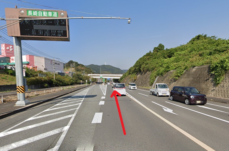 タカラスタンダード 長崎ショールームまでの車の経路