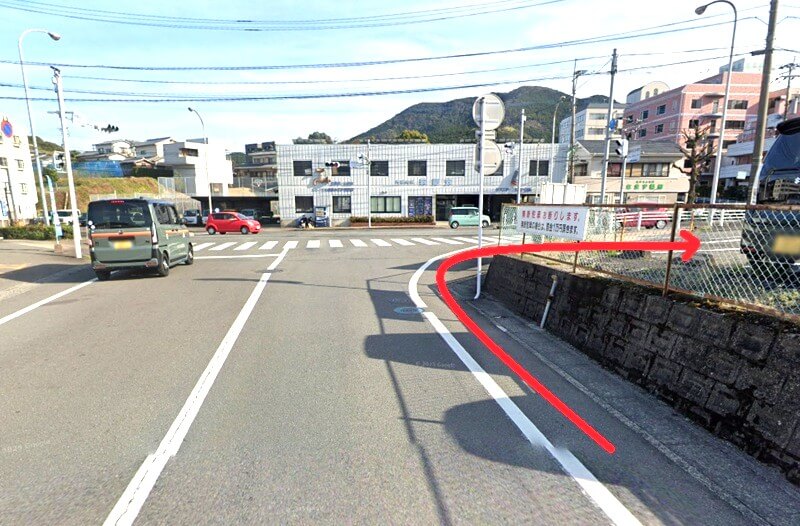 タカラスタンダード 長崎ショールームまでの徒歩経路