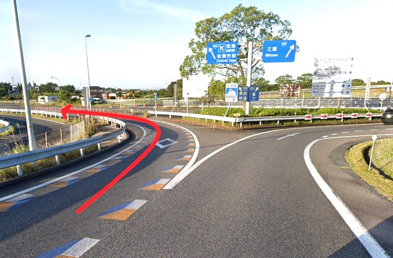 タカラスタンダード 佐賀ショールームまでの車の経路