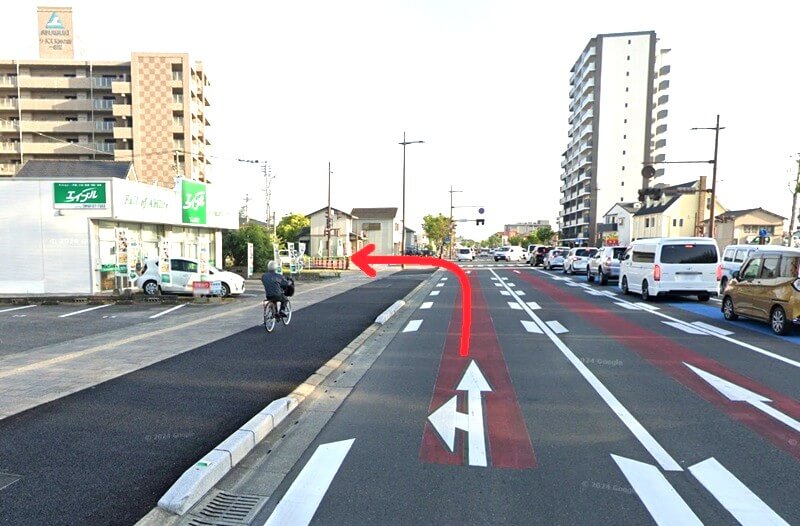 タカラスタンダード 佐賀ショールームまでの車の経路