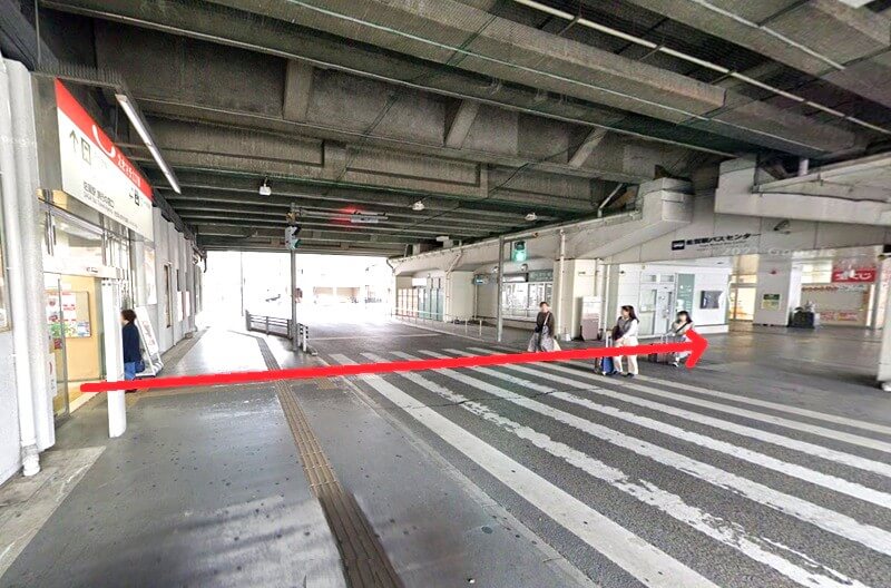 タカラスタンダード 佐賀ショールームまでの徒歩経路