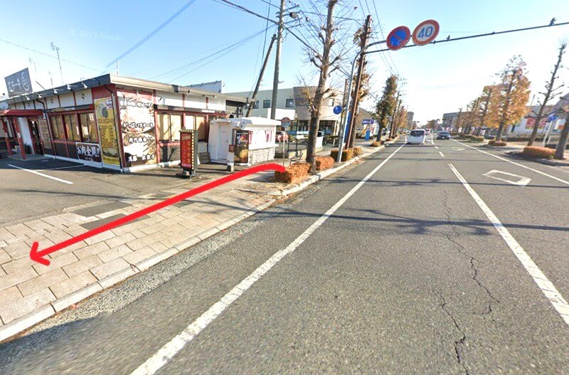 タカラスタンダード 佐賀ショールームまでの徒歩経路