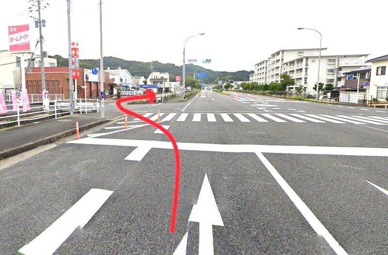 タカラスタンダード 唐津ショールームまでの車の経路