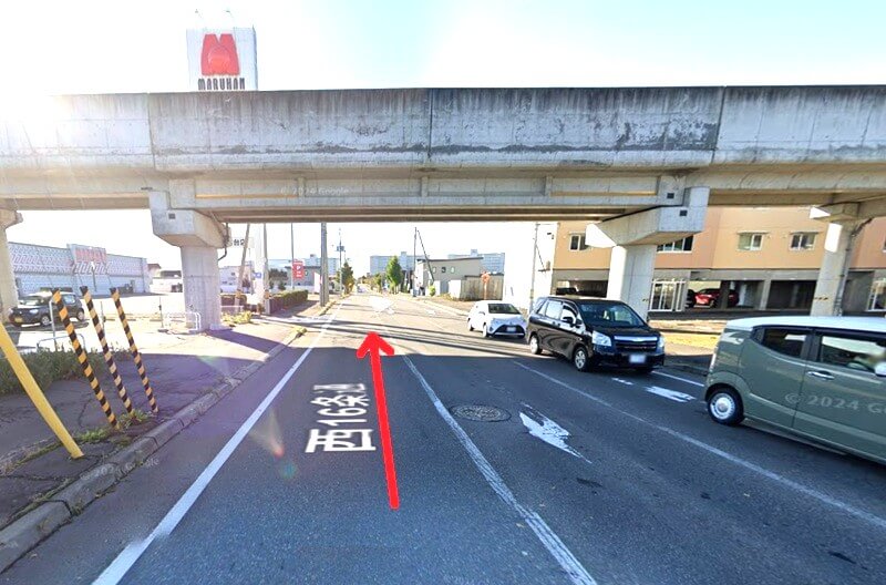 タカラスタンダード 道東ショールームまでの車の経路