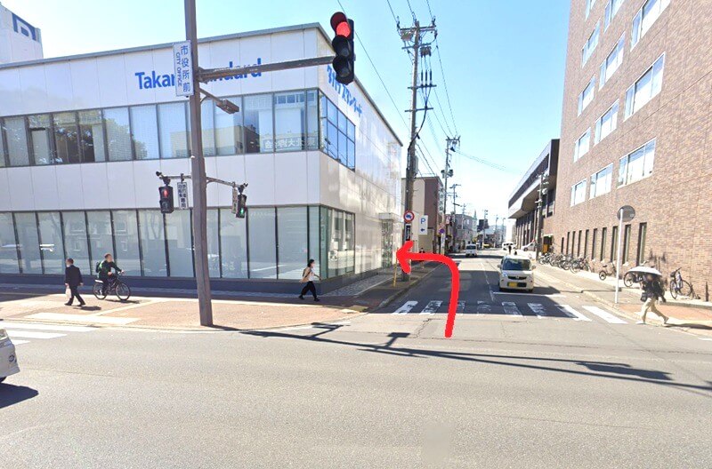 タカラスタンダード 青森ショールームまでの車の経路