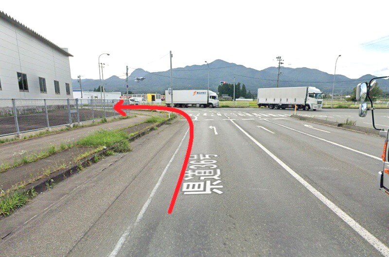 タカラスタンダード 盛岡ショールームまでの車の経路