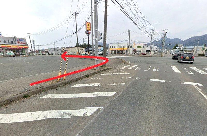 タカラスタンダード 盛岡ショールームまでの徒歩経路