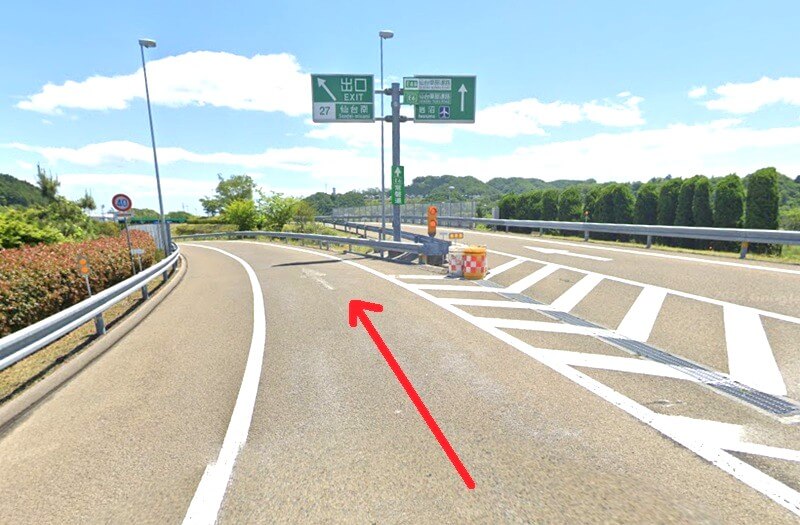 タカラスタンダード 仙台ショールームまでの車の経路