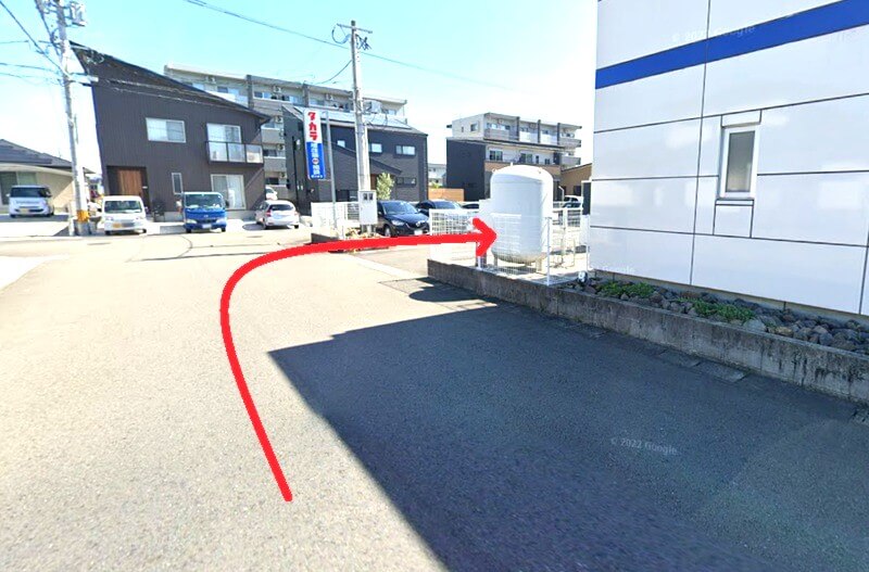 タカラスタンダード 宮崎ショールームまでの車の経路