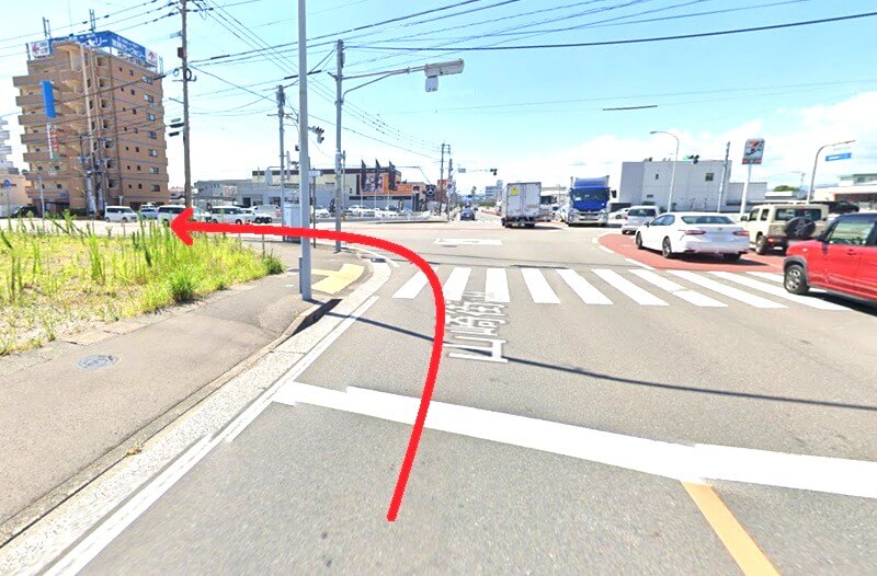 タカラスタンダード 宮崎ショールームまでの車の経路