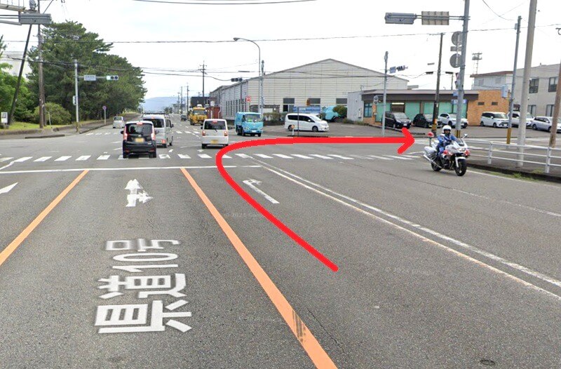 タカラスタンダード 宮崎ショールームまでの車の経路
