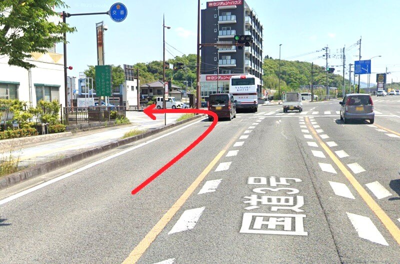 タカラスタンダード 川内ショールームまでの車の経路