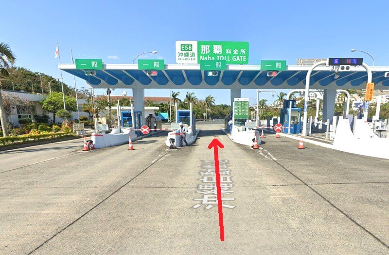 タカラスタンダード 那覇ショールームまでの徒歩経路
