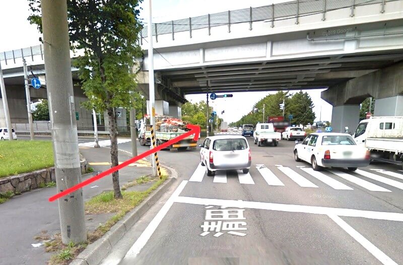 タカラスタンダード 札幌ショールームまでの徒歩経路