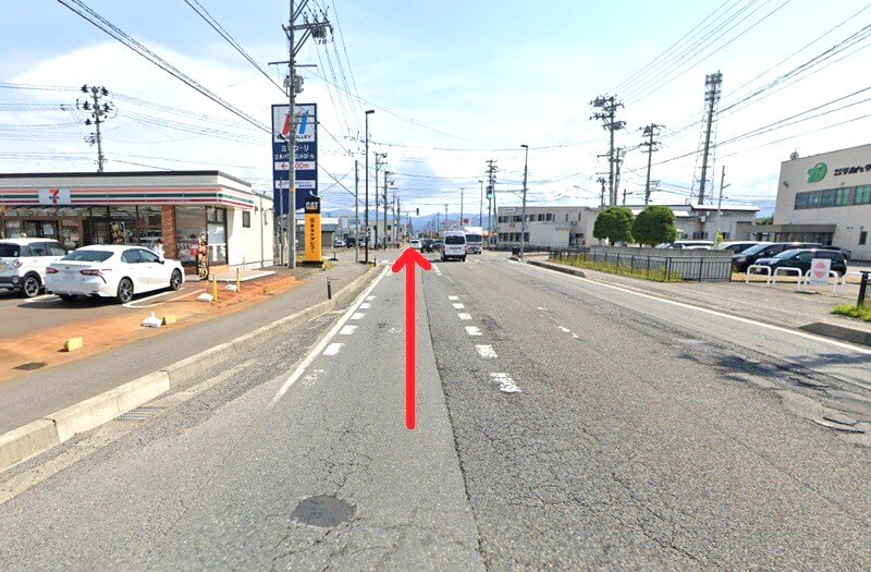 タカラスタンダード 米沢ショールームまでの車の経路