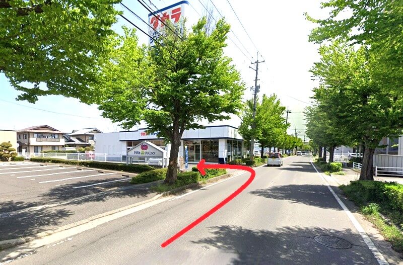 タカラスタンダード 福島ショールームまでの車の経路