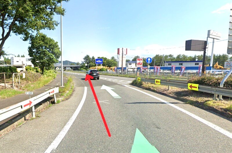 タカラスタンダード 福島ショールームまでの車の経路