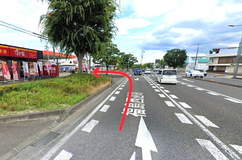 タカラスタンダード 福島ショールームまでの車の経路