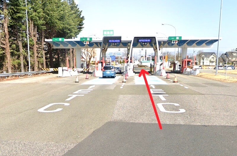 タカラスタンダード 福島ショールームまでの車の経路