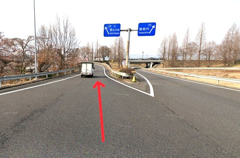 タカラスタンダード 郡山ショールームまでの車の経路