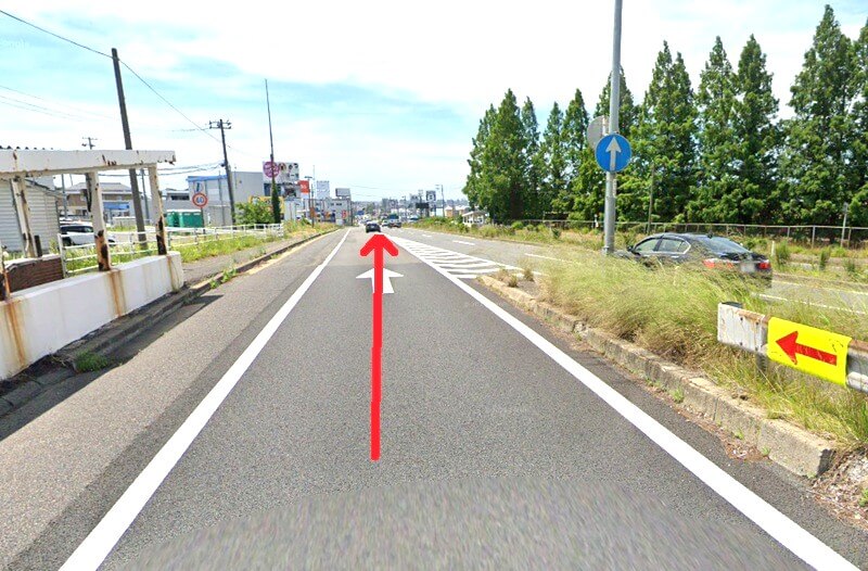 タカラスタンダード 郡山ショールームまでの車の経路